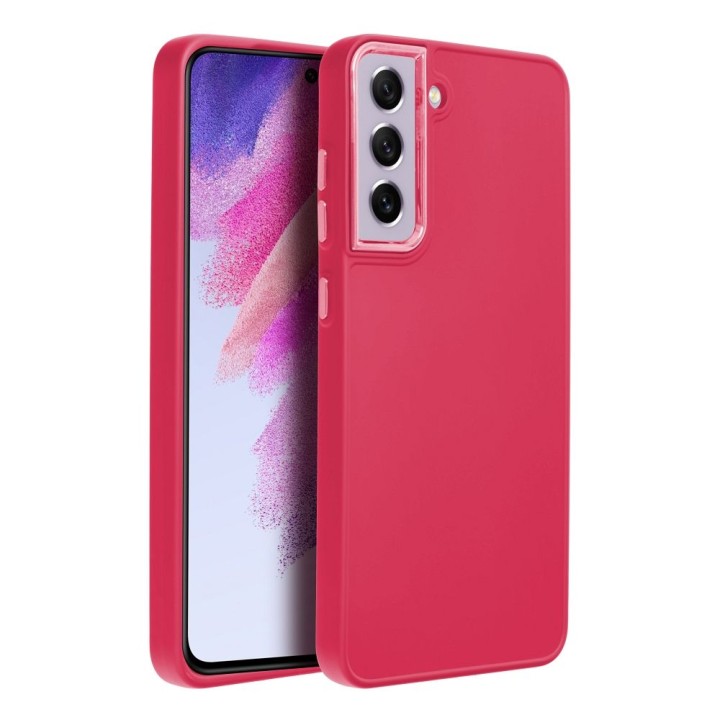 Etui na Samsung S21 FE Frame magenta