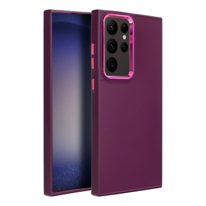Чехол для Samsung S23 ULTRA Frame фиолетовый