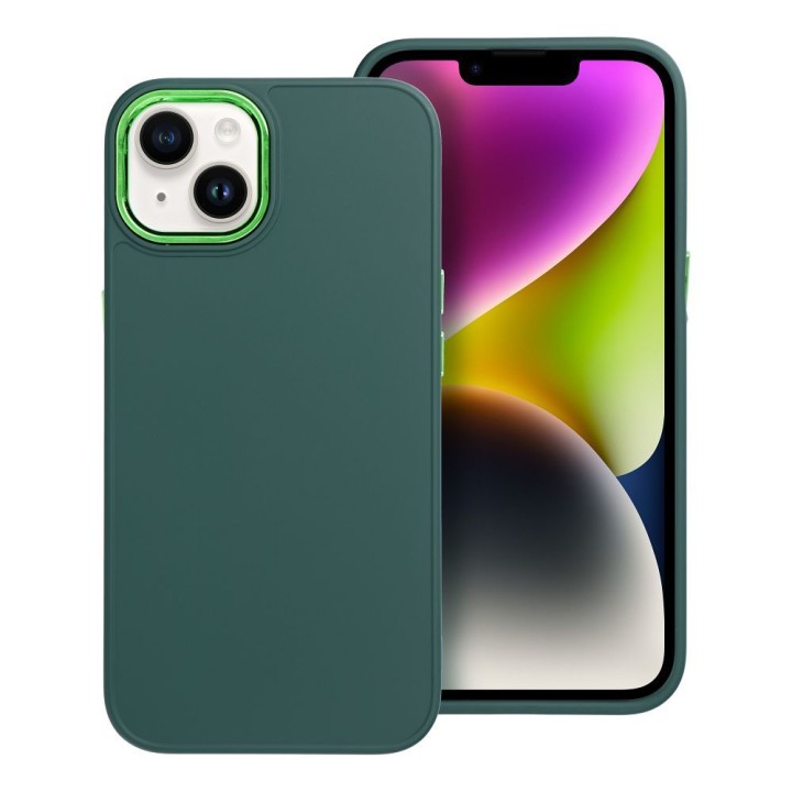 Etui na iPhone 13 Frame zielone