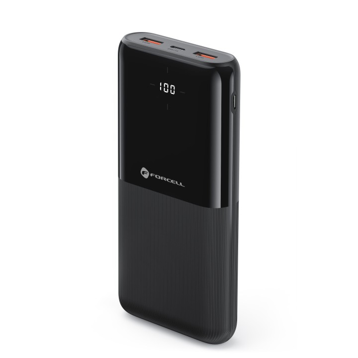 Повербанк Forcell F-Energy P20k1 PD QC3.0 3A 20W 20000 mAh чорний