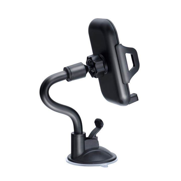 Universal car phone holder Forcell F-Grip Carbon Bracket arm 17cm for windshield black