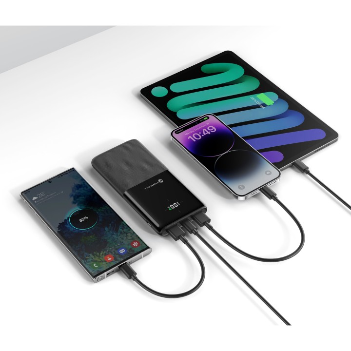 Повербанк Forcell F-Energy P10k1 PD QC3.0 3A 20W 10000 mAh чорний