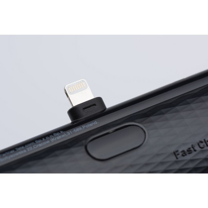 Повербанк Forcell F-Energy Power Plug F5K3 PD 20W 5000 mAh із вбудованим роз’ємом Lightning чорний