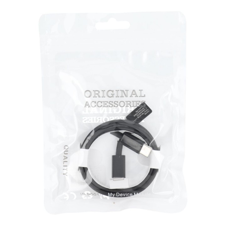 USB-C to USB-C cable PD 40W 1 m HD23 black