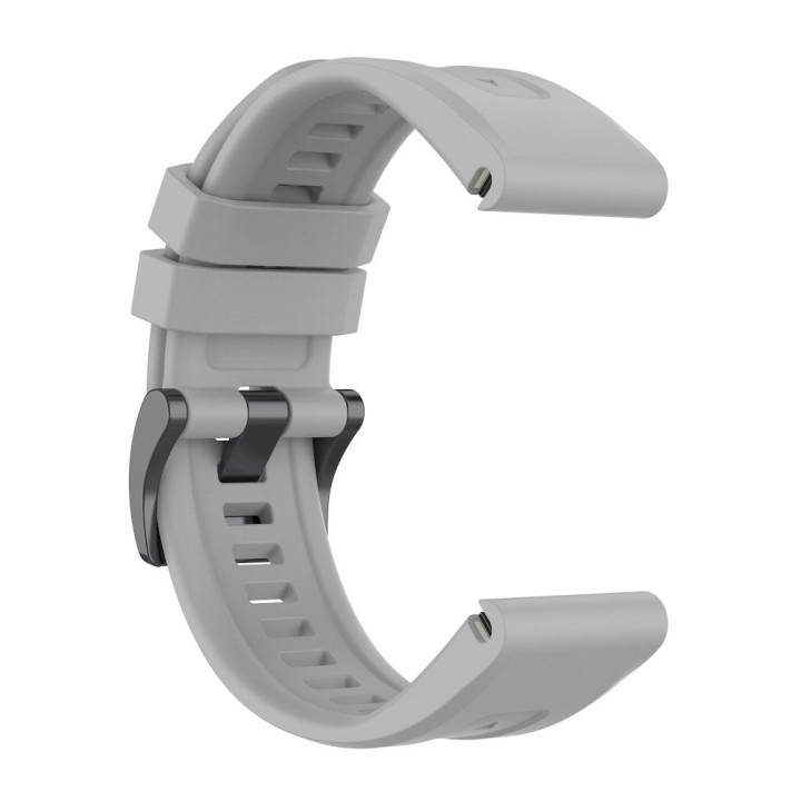 Ремешок силиконовый для GARMIN FENIX 3 / 3HR / 5X / 6X / 6X Pro / 7X / 7X Pro серый (12)