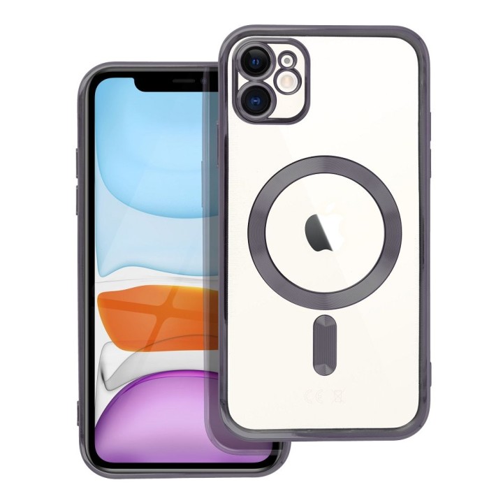 Чехол для iPhone 11 Electro Mag Cover совместимый с MagSafe черный