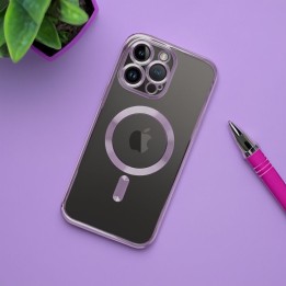 Case for iPhone 11 PRO MAX Electro Mag Cover MagSafe compatible purple