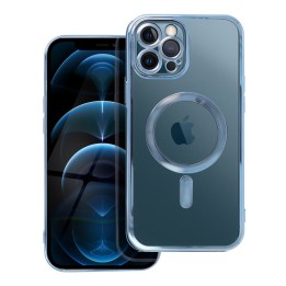 Чохол для iPhone 12 PRO MAX Electro Mag Cover сумісний з MagSafe синій