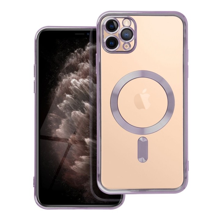 Case for iPhone 11 PRO MAX Electro Mag Cover MagSafe compatible purple