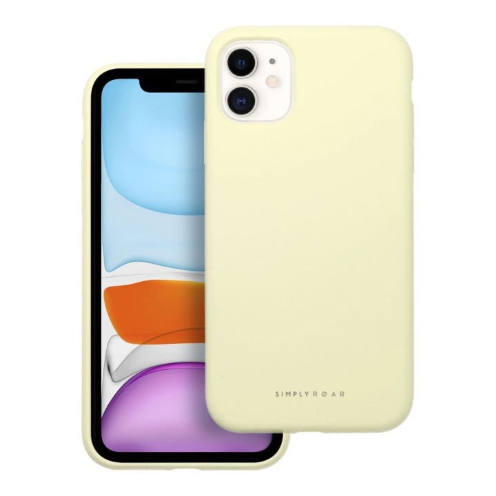 ROAR case CLOUD SKIN for IPHONE 11 light yellow