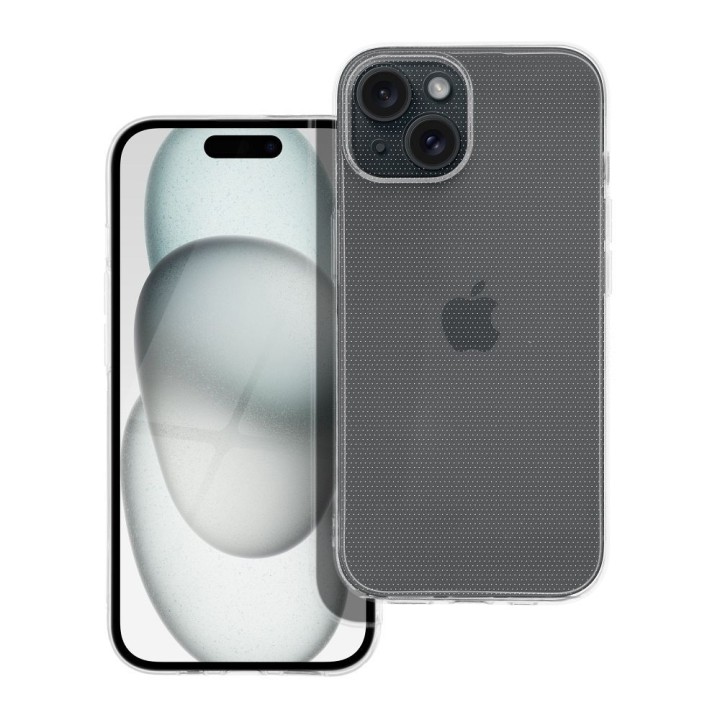 Чохол для iPhone 15 Clear Case 2 mm (camera protection) прозорий