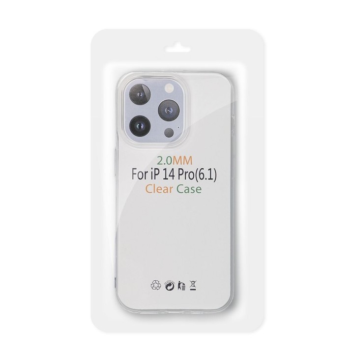 Чехол для iPhone 15 Clear Case 2 mm прозрачный