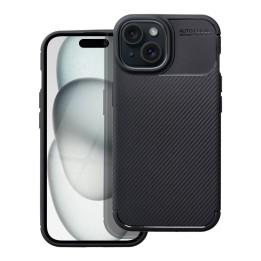 Чохол для iPhone 15 Carbon Premium чорний