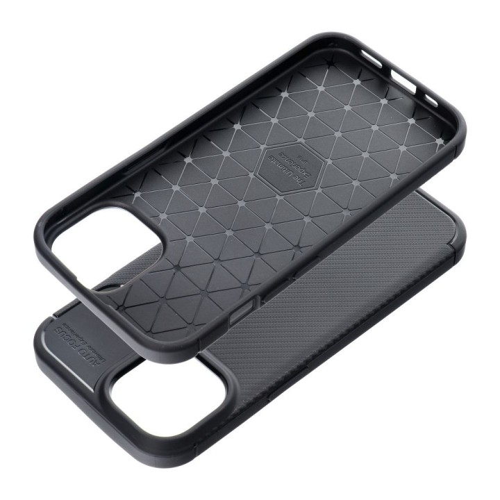 Case for iPhone 15 Carbon Premium black