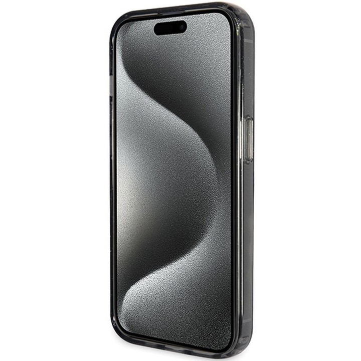 GUESS case for IPHONE 15 Pro Max compatible with MagSafe GUHMP15XHRSGSK for iPhone 15 Pro Max (compatible with Magsafe / Glitter