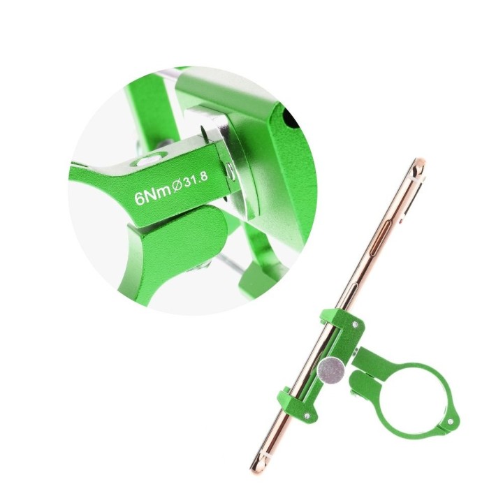 GUB bike mount for the handlebar G85 aluminium green