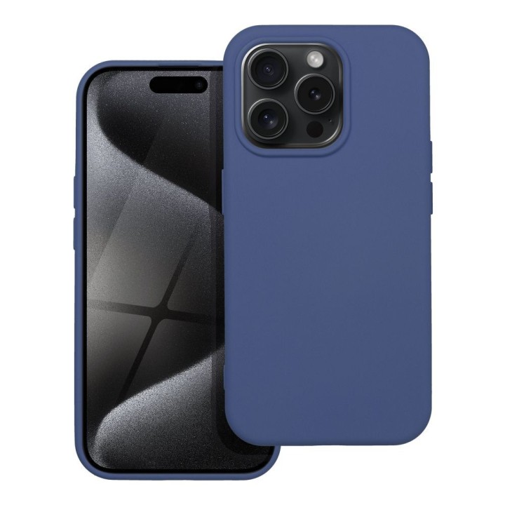 Etui na iPhone 15 PRO Silicone niebieskie
