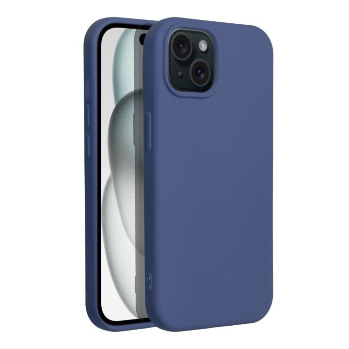 Etui na iPhone 15 Silicone niebieskie