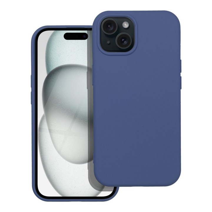 Чохол для iPhone 15 Silicone синій