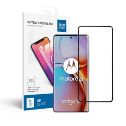 Tempered glass 5D for Motorola Edge 40 PRO Blue Star black