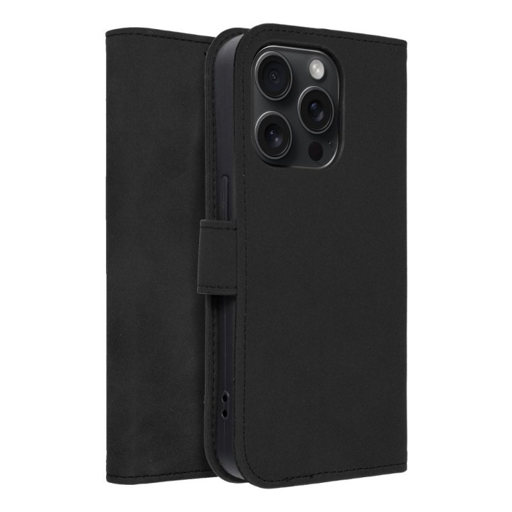 Чохол з клапаном для iPhone 15 PRO Tender Book чорний