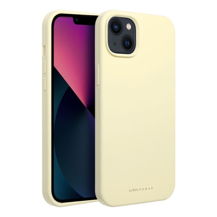 ROAR case CLOUD SKIN for IPHONE 13 light yellow