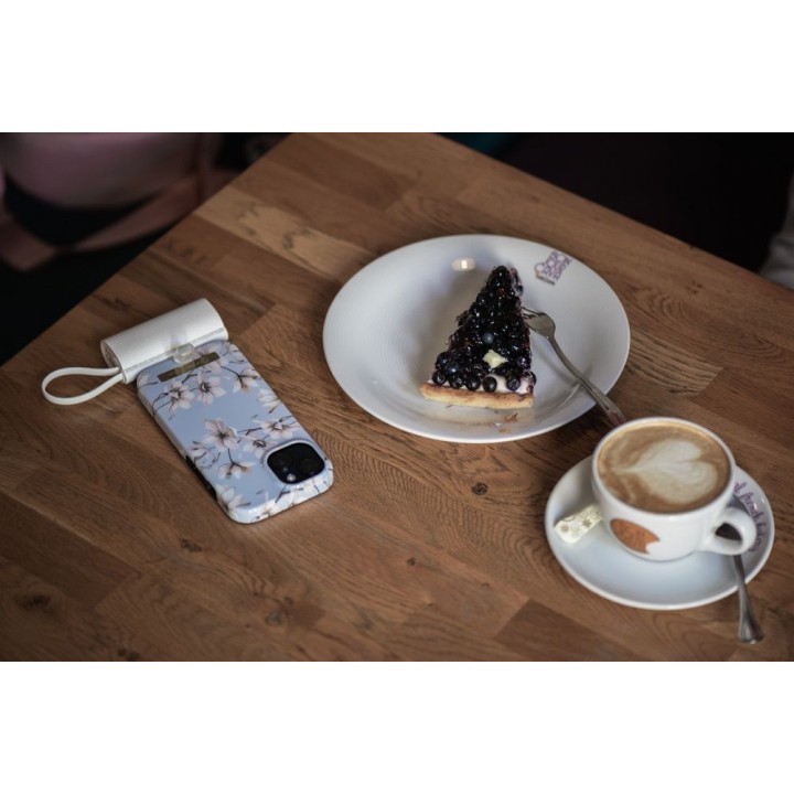 Повербанк Forcell F-Energy Power Plug F5K3 PD 20W 5000 mAh з вбудованим роз'ємом Lightning білий