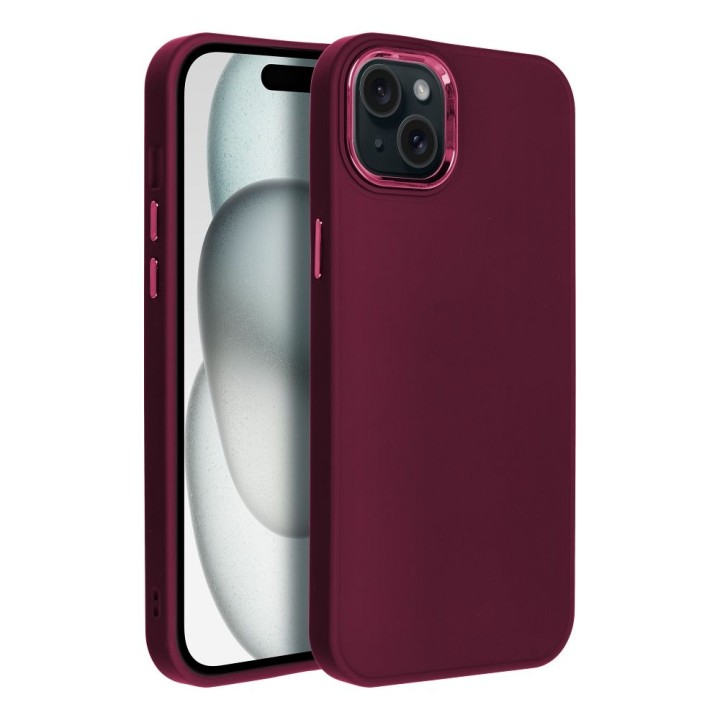 Чехол для iPhone 15 PLUS Frame фиолетовый