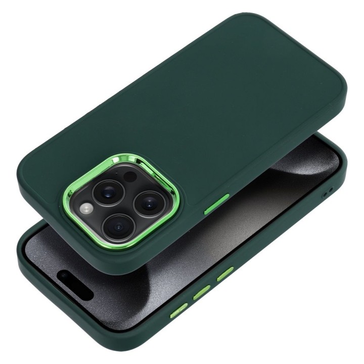 Чохол для iPhone 15 PRO Frame зелений
