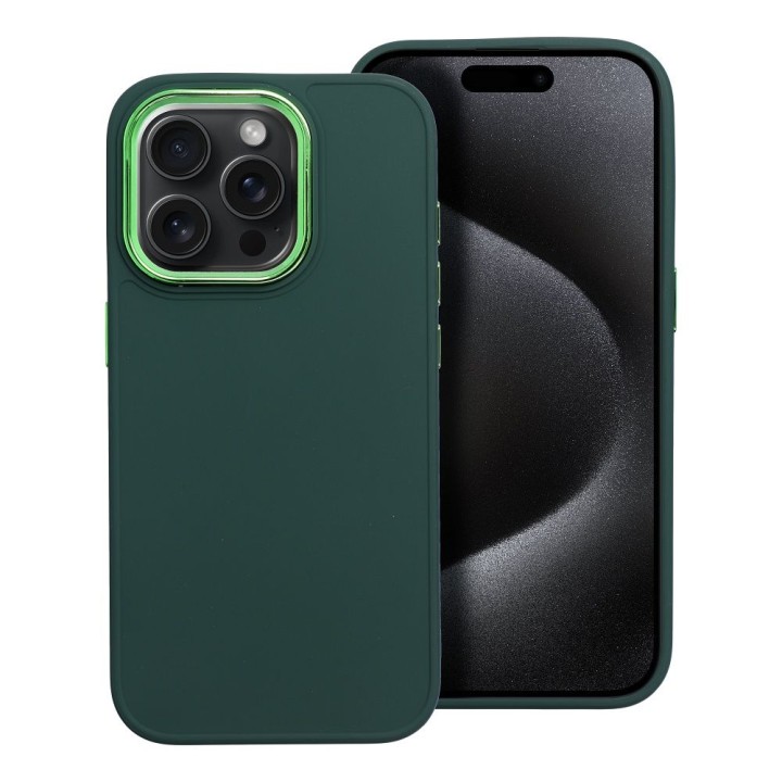 Чохол для iPhone 15 PRO Frame зелений