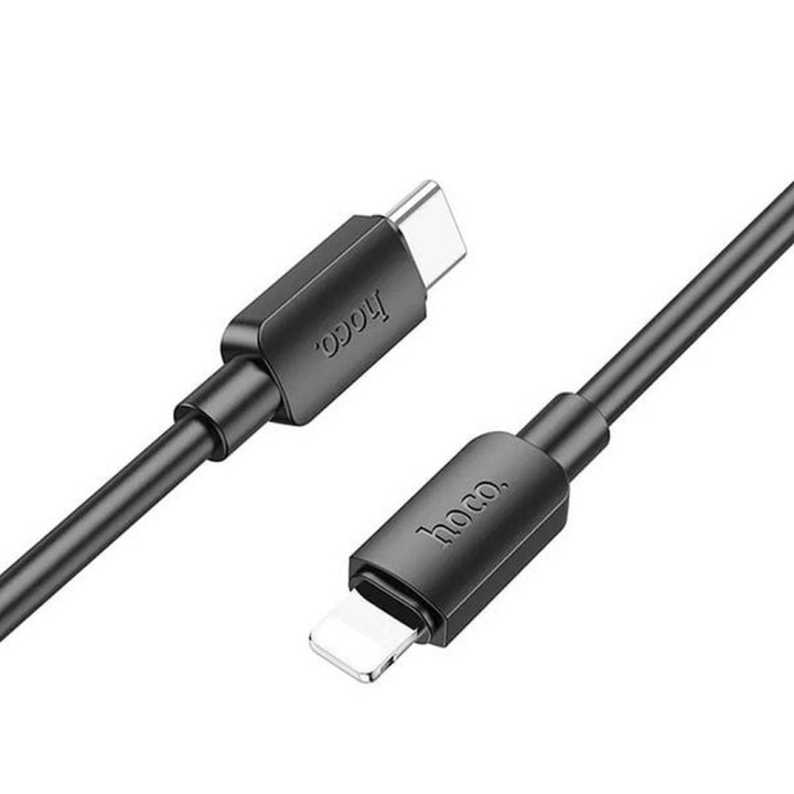Кабель USB-C – Lightning Hoco PD 2,4A 20W 1 m X96 черный