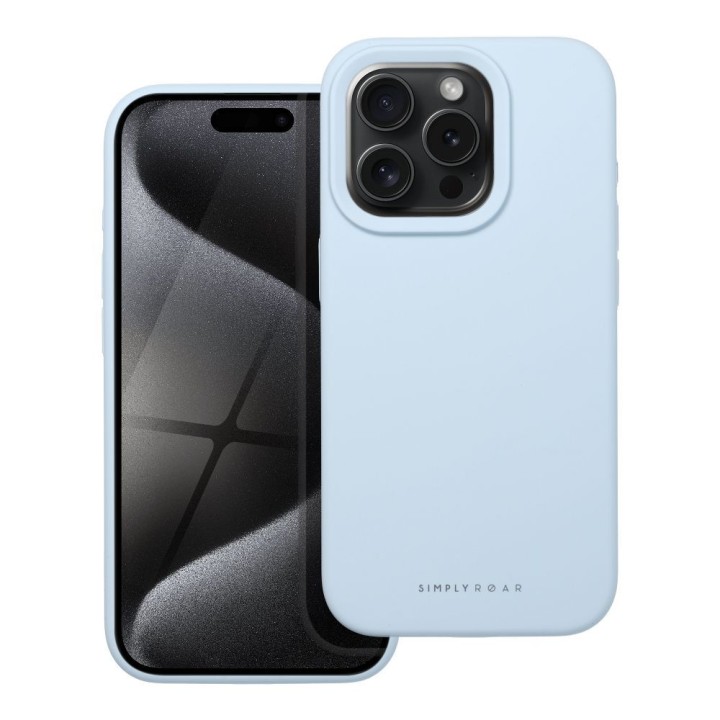 ROAR case CLOUD SKIN for IPHONE 15 Pro light blue