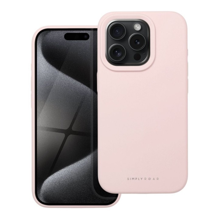 ROAR case CLOUD SKIN for IPHONE 15 Pro light pink