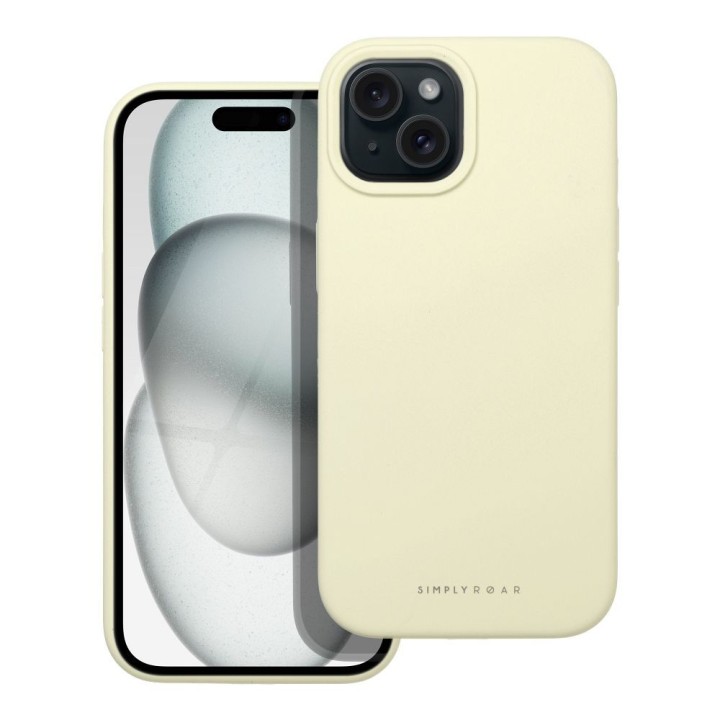 ROAR чехол CLOUD SKIN для IPHONE 15 светло-желтый