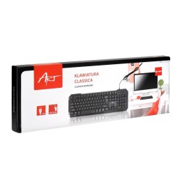 ART keyboard wired USB A QWERTY AK-46U black
