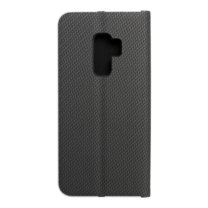 Чохол з клапаном для Samsung S9 PLUS Luna Book Carbon чорний