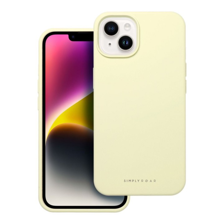 ROAR case CLOUD SKIN for IPHONE 14 light yellow