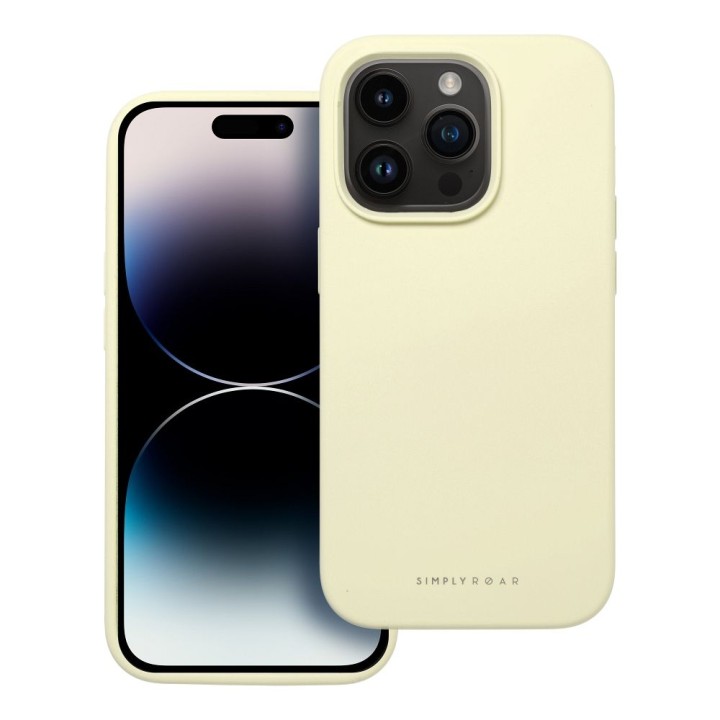 ROAR чохол CLOUD SKIN для IPHONE 15 Pro світло-жовтий