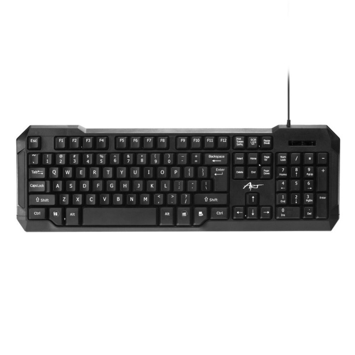 ART keyboard wired USB A QWERTY AK-46U black