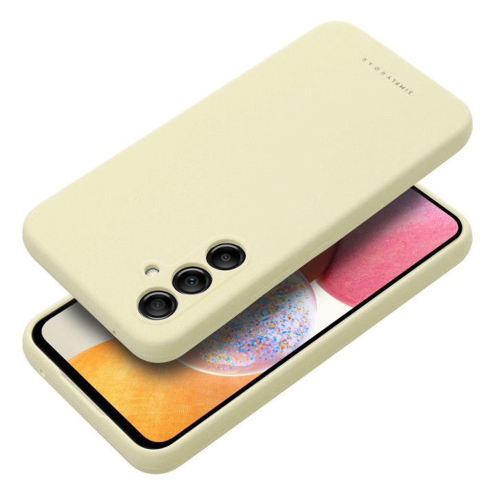 ROAR чохол CLOUD SKIN для SAMSUNG A14 4G / A14 5G світло-жовтий