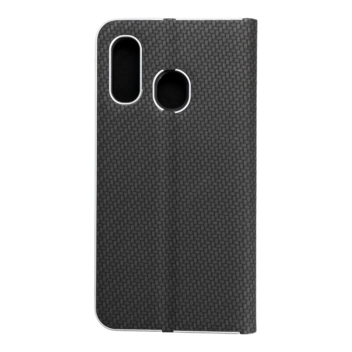Flip case for Samsung A40 Luna Book Carbon black