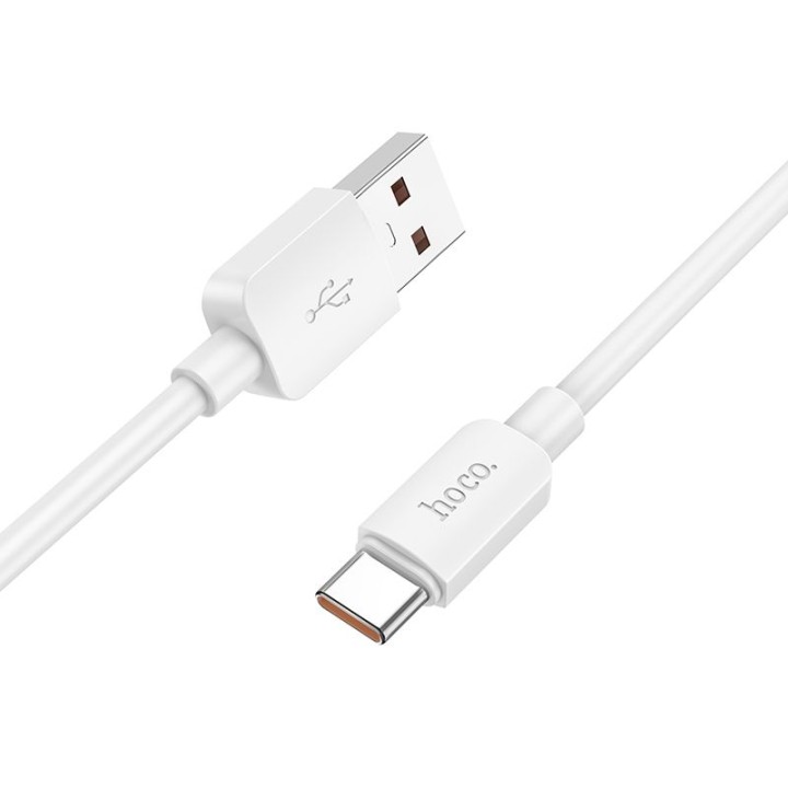 USB-A to USB-C cable Hoco PD 6A 100W 1 m X96 white