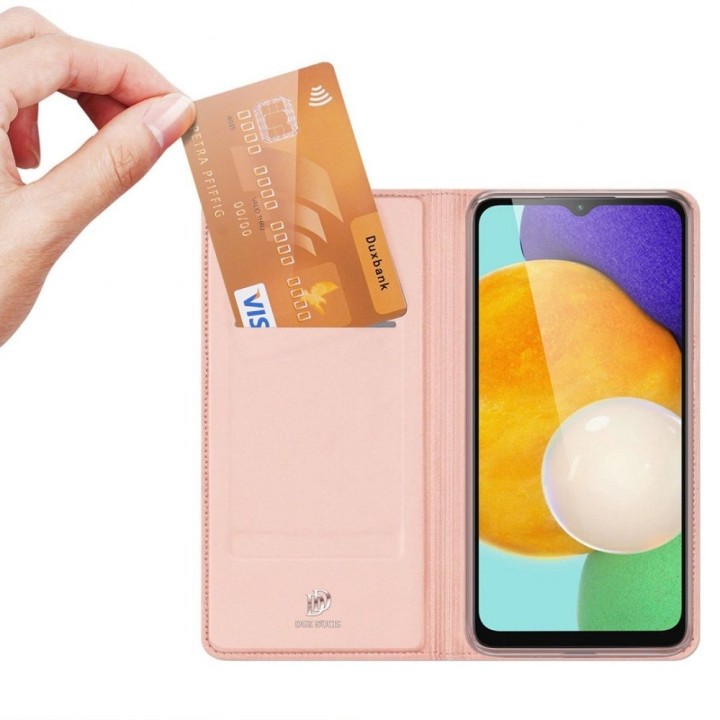 DUX DUCIS kabura SKIN PRO do SAMSUNG A14 4G / 5G różowa