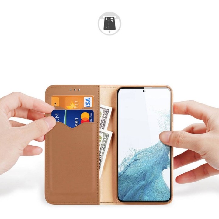 DUX DUCIS чехол HIVO для SAMSUNG S23 коричневый