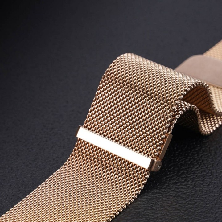 DUX DUCIS strap MILANESE magnetic stainless steel 22 mm gold
