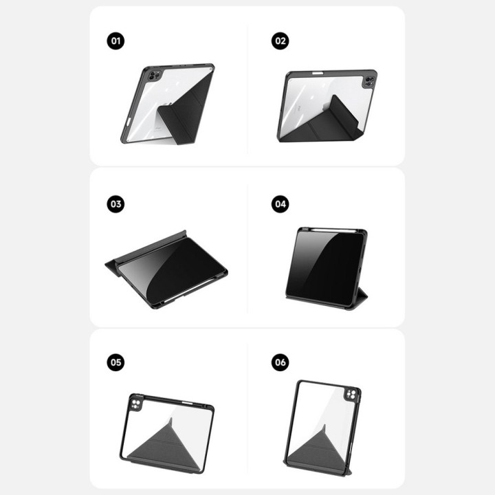DUX DUCIS case MAGI with space for stylus for iPad Pro 11 (2018/2020/2021/2022) black