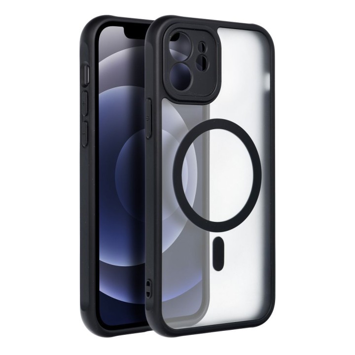 Etui na iPhone 12 Full Matte Mag Cover zgodne z MagSafe czarne