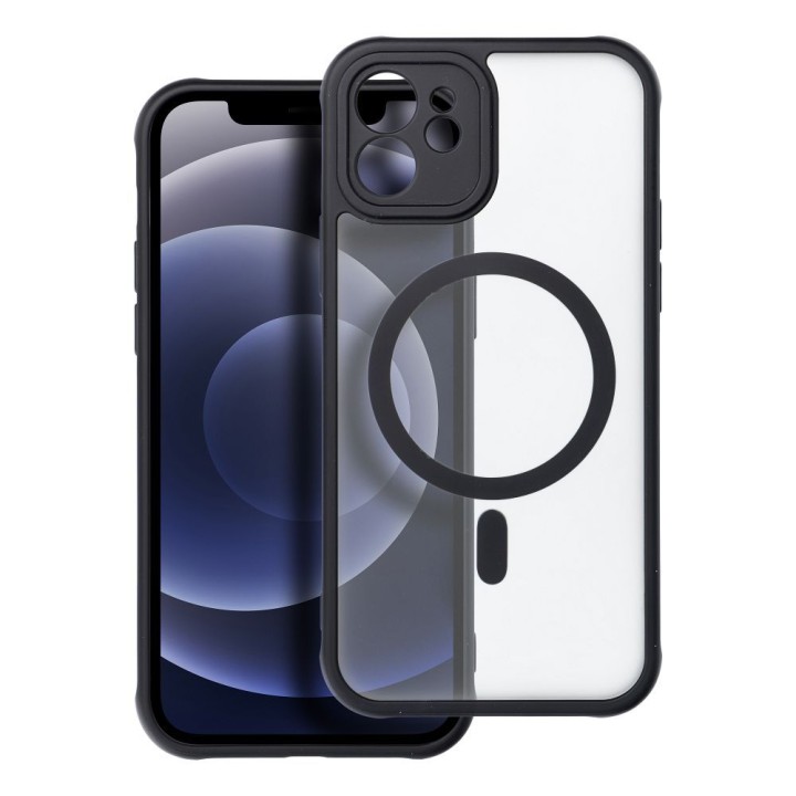 Case for iPhone 12 Full Matte Mag Cover MagSafe compatible black