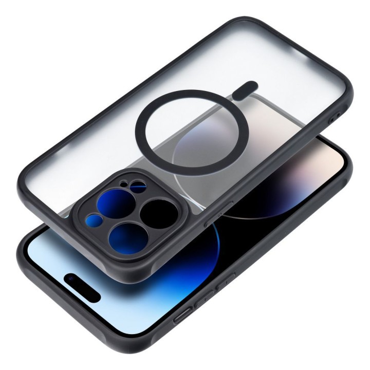 Case for iPhone 14 PRO MAX Full Matte Mag Cover MagSafe compatible black