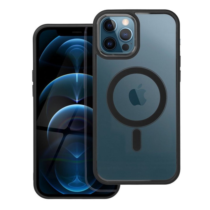 Case for iPhone 12 PRO MAX Color Edge Mag Cover MagSafe compatible black